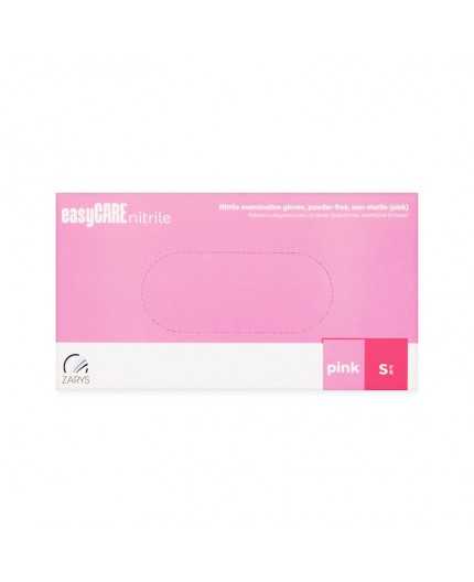 Guanti in Nitrile_S_colore Rosa_100pz